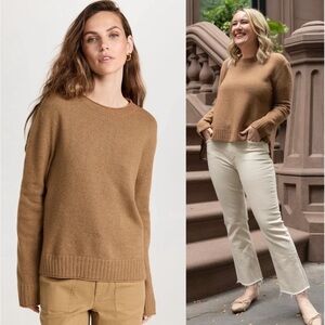Jenni Kayne Brown Crew Neck Sweater